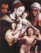 CLEVE, Cornelis van Holy Family dfgh Spain oil painting artist